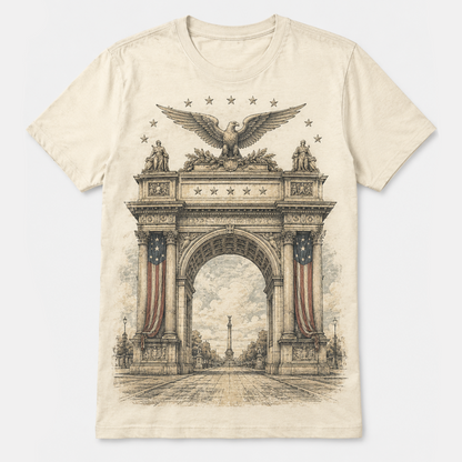 American Victory Arch Graphic T-Shirt