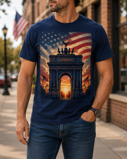 American Victory Arch Graphic T-Shirt
