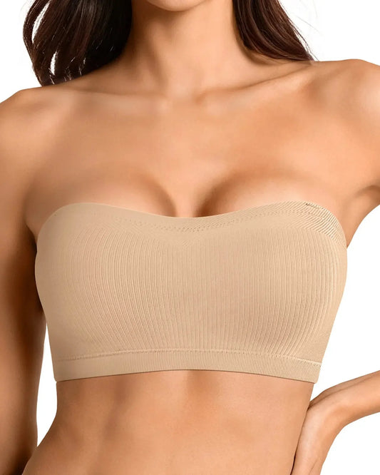 Multiway Wireless Bandeau Bra – Stay Put Comfort Plus Size