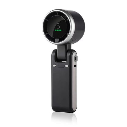 Portable 3 In 1 Rechargeable Turbo Handheld Fan With 5 Speeds And 4000mAh Battery