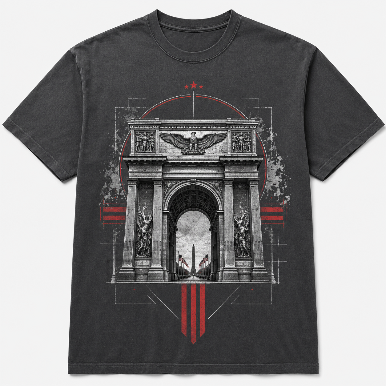 American Victory Arch Graphic T-Shirt