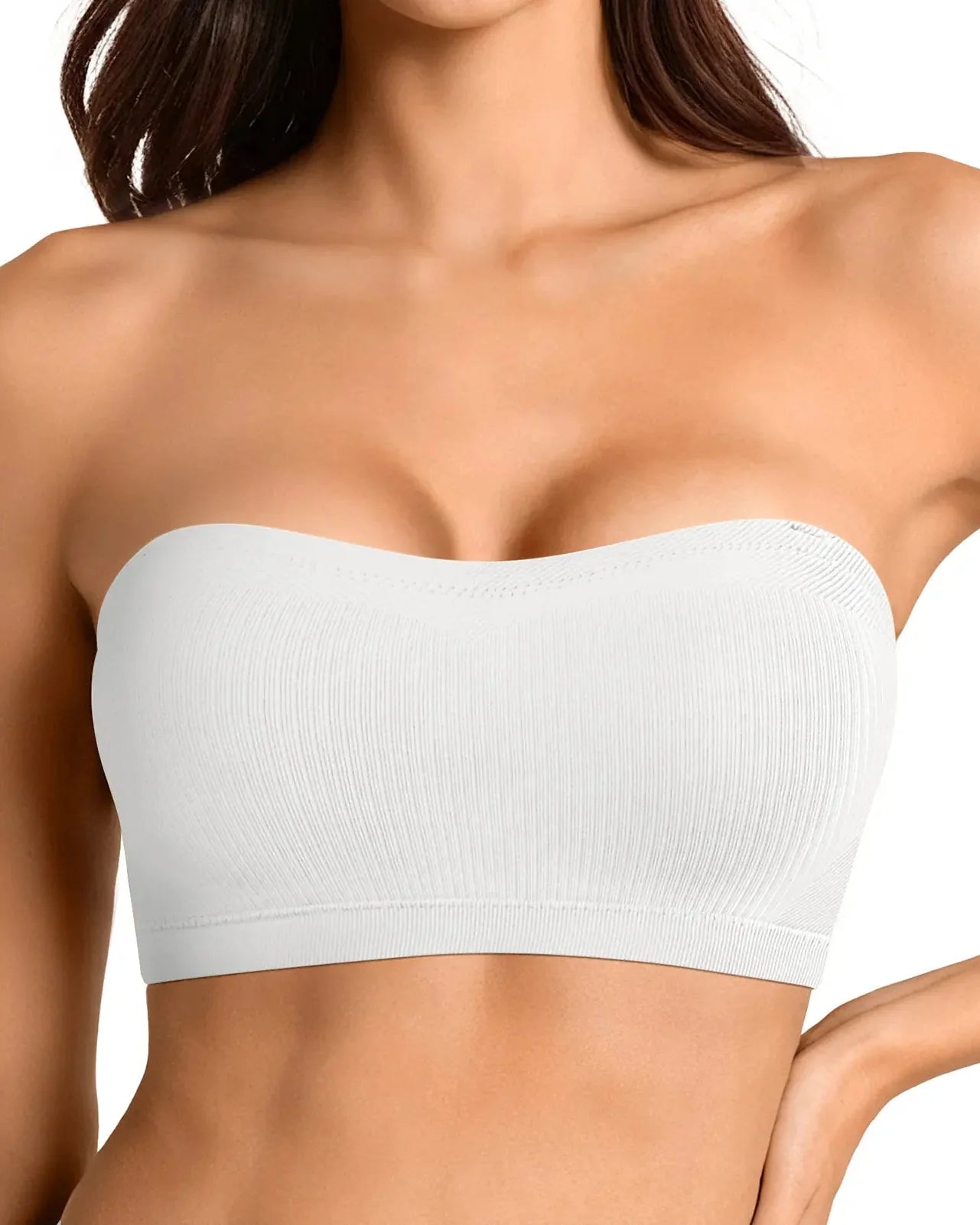 Multiway Wireless Bandeau Bra – Stay Put Comfort Plus Size