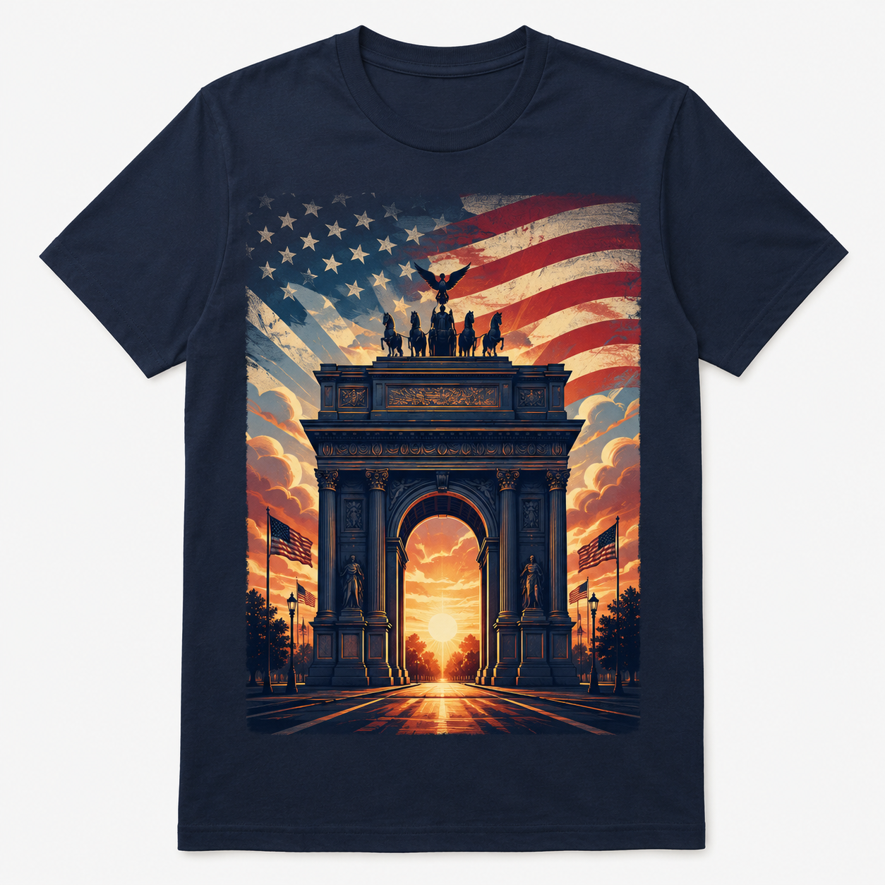 American Victory Arch Graphic T-Shirt